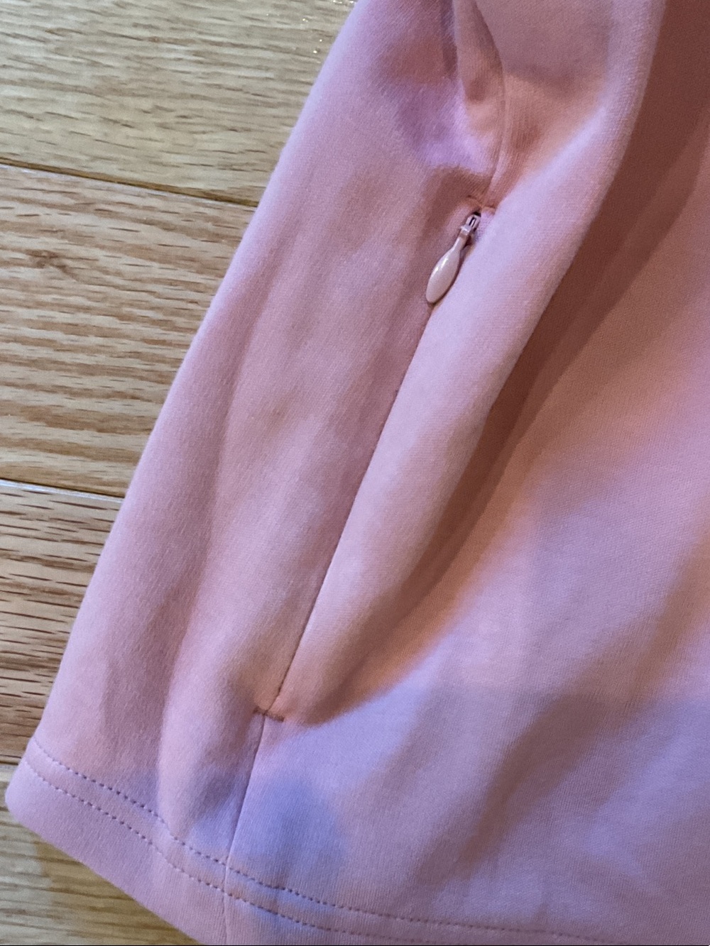 Puma Evostripe Dusty Rose Pullover Moto Hoodie small athletic travel EUC - Picture 7 of 16